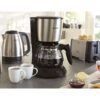 Philips Daily Collection HD7462 Kaffemaskine 1.2liter Rustfrit stål/sort