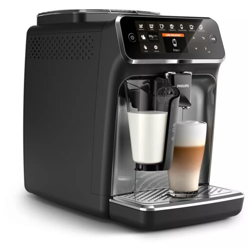 Philips Series 4300 EP4349/70, 1500 W 15 bar Automatisk kaffemaskine Sort