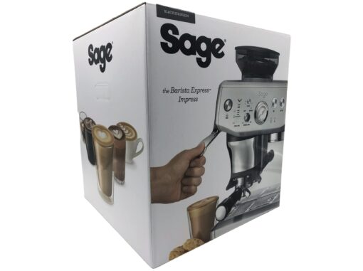 Sage SES876BST4EEU1 the Barista Express Impress Automatisk kaffemaskine Sort rustfrit stål