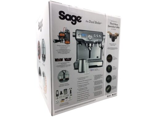 Sage SES920BSS4EEU1 the Dual Boiler Automatisk kaffemaskine Børstet rustfrit stål