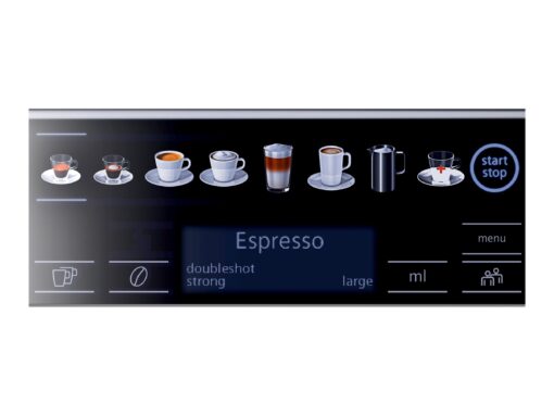 Siemens EQ.6 plus s100 TE651319RW Automatisk kaffemaskine Sort