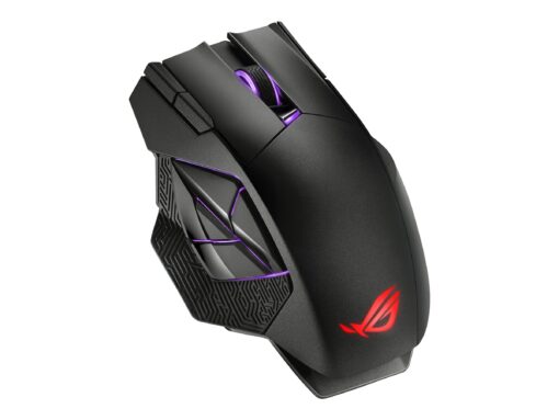 ASUS ROG Spatha X Optisk Trådløs Kabling Sort