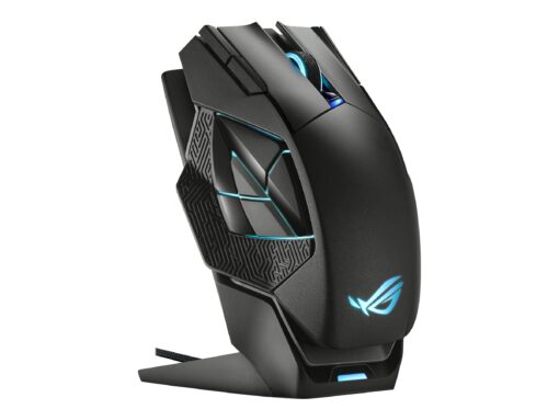 ASUS ROG Spatha X Optisk Trådløs Kabling Sort