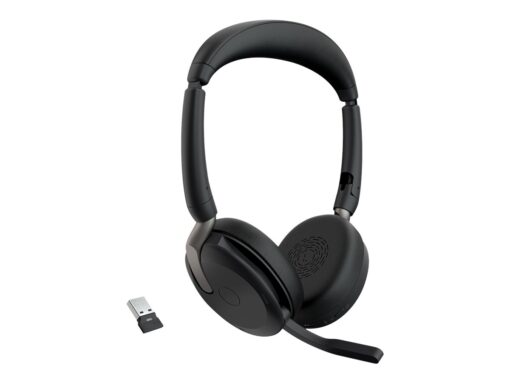 Jabra Evolve2 65 Flex UC Stereo Trådløs Headset Sort