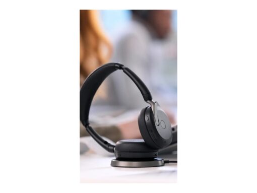 Jabra Evolve2 65 Flex UC Stereo Trådløs Headset Sort