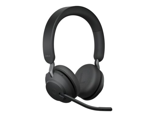 Jabra Evolve2 65 UC Stereo Trådløs Headset Sort