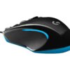 Logitech Gaming Mouse G300s Optisk Kabling Sort Blå