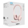 Logitech H390 Kabling Headset Pink