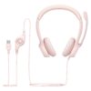 Logitech H390 Kabling Headset Pink