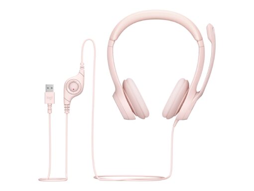 Logitech H390 Kabling Headset Pink