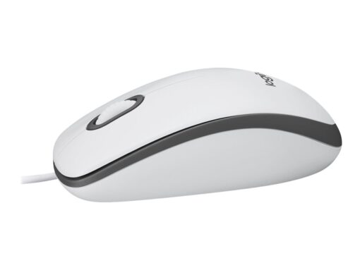 Logitech M100 Optisk Kabling Hvid