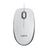 Logitech M100 Optisk Kabling Hvid