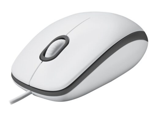 Logitech M100 Optisk Kabling Hvid