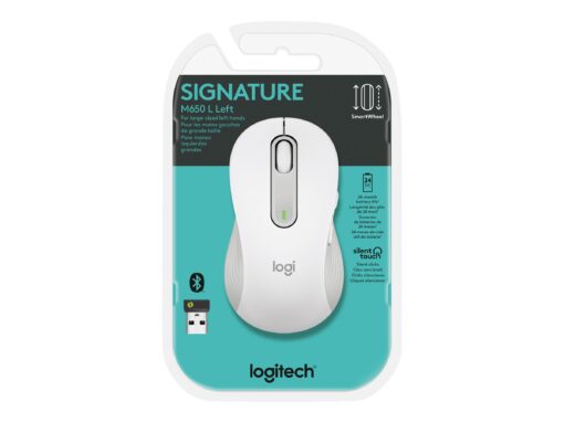 Logitech Signature M650 L Optisk Trådløs Hvid