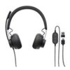 Logitech Zone Wired Kabling Headset Sort