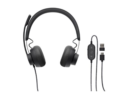 Logitech Zone Wired Kabling Headset Sort