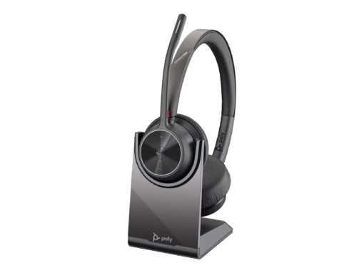 Poly Voyager 4320-M Trådløs Kabling Headset Sort