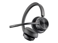 Poly Voyager 4320 Trådløs Kabling Headset Sort