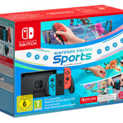 Nintendo Switch Sports Set bærbar spilkonsol 15,8 cm (6.2") 32 GB Berøringsskærm Wi-Fi Blå, Grå, Rød