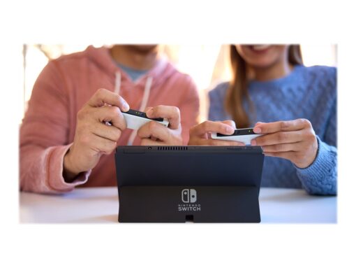 Nintendo Switch OLED - Spilkonsol - hvid - med Nintendo Switch Online 12-måneders medlemskab