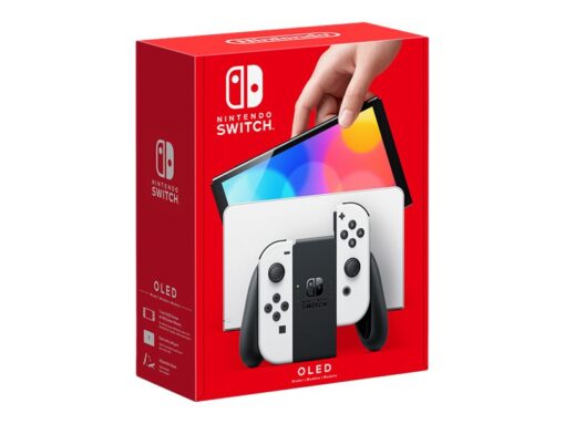 Nintendo Switch OLED - Spilkonsol - hvid - med Nintendo Switch Online 12-måneders medlemskab