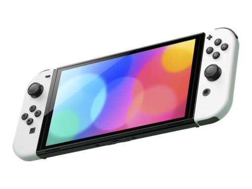 Nintendo Switch OLED - Spilkonsol - hvid - med Nintendo Switch Online 12-måneders medlemskab